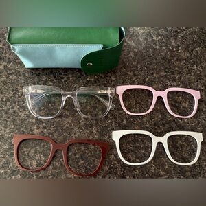 Pair theMurphy 019 Clear Classic Full Rim Eyeglasses 53-20-145 Plastic Frame